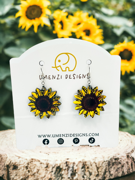 Sunflower Earrings