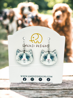 Cat Face Earrings