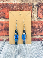 Blue Nutcracker Earrings