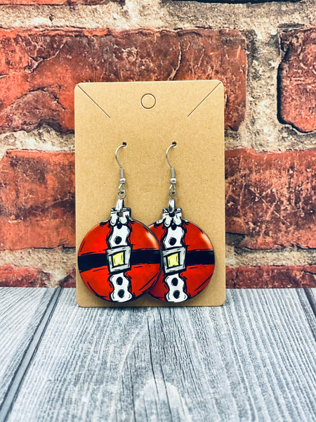Santa Ornament Earrings