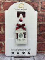Joy to the World Tag Ornament