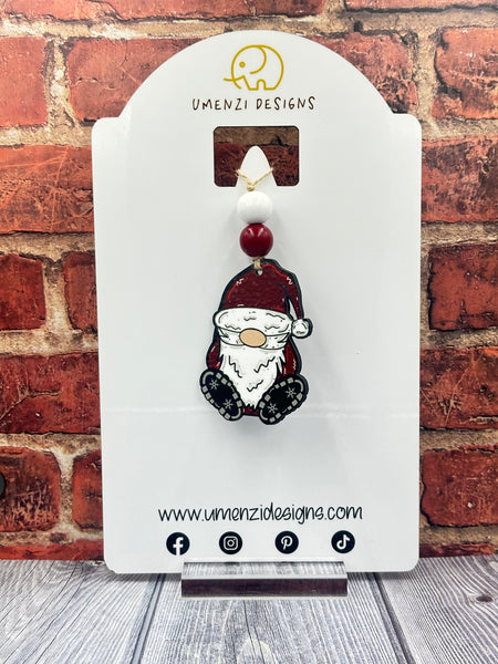Santa Gnome Ornament