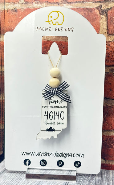 Greenfield Indiana 46140 Ornament