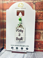 Merry and Bright Tag Ornament