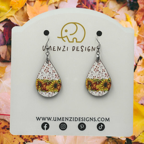 Fall Floral Earrings