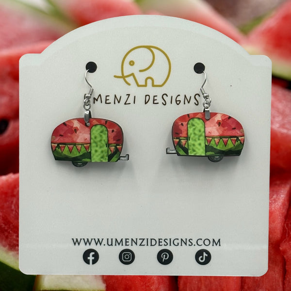 Watermelon Camper Earrings