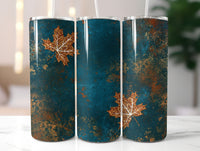 Turquoise Fall Leaves
