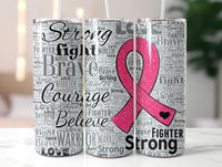 Breast Cancer Awareness Fighter Strong