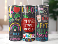 Chalkboard Love, Teach, Inspire