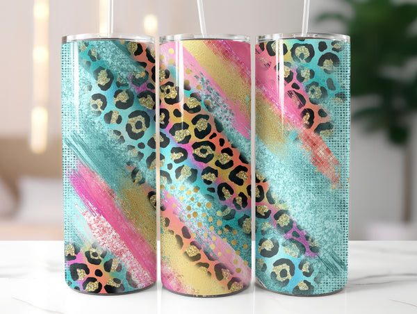 Milkyway Teal Leopard