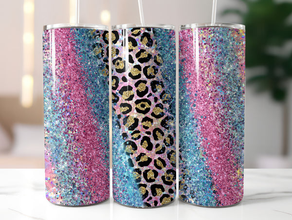 Milkyway Pink Blue Leopard