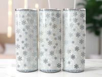 Silver Glitter Snowflake