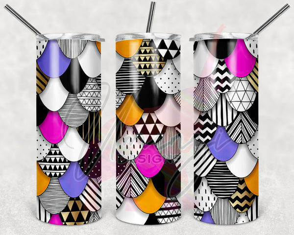 Abstract Mermaid Tumbler