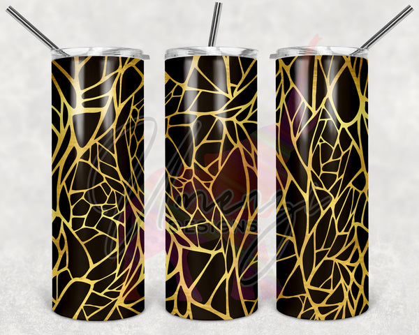 Black & Gold Abstract