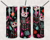 Day of the Dead Skeleton Cats