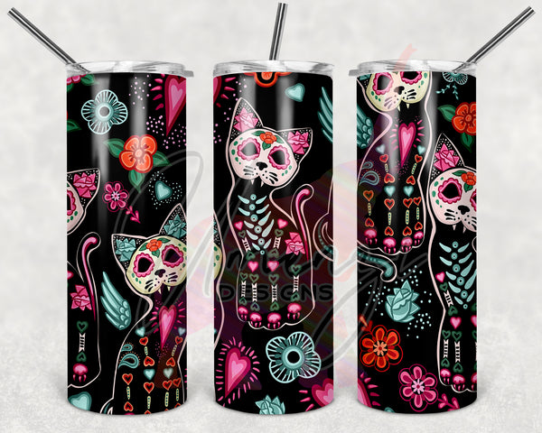 Day of the Dead Skeleton Cats