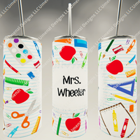 Customizable School Tumbler