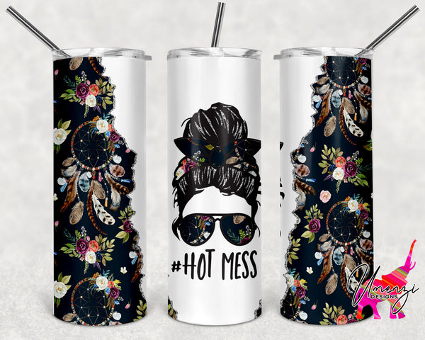 Hot Mess Messy Bun Boho