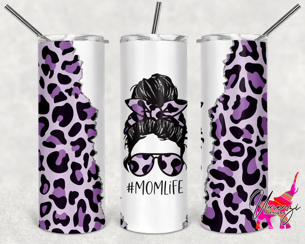 #MomLife Purple Leopard