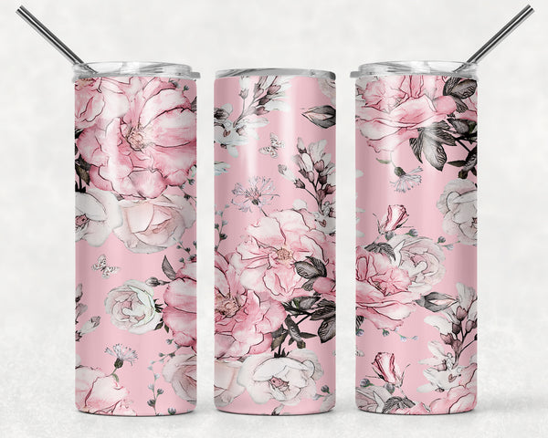 Dark Pink Floral