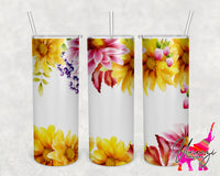 Spring Floral Tumbler