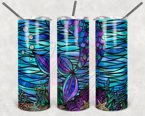 Mermaid Stained Glass