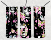 Black and Pink Cat