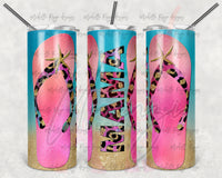Pink Mama Beach Flip Flop