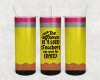 Glitter Pencil Tumbler