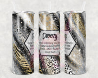 Sassy Droozy Leopard Swirl Tumbler