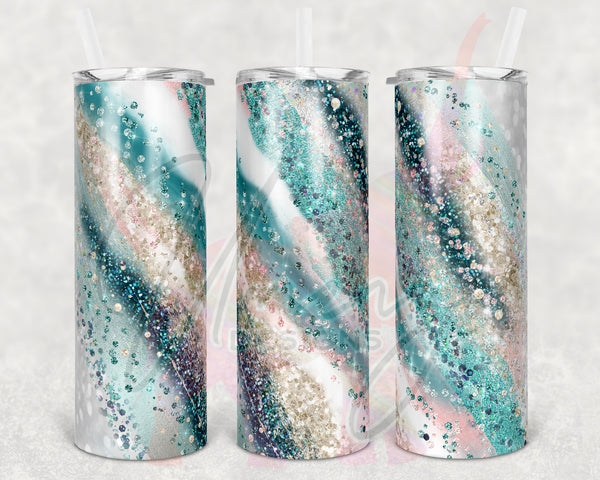 Milkyway Teal  Beach Swirl